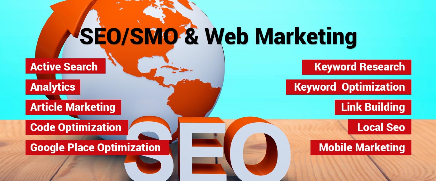 SEO, SMO and Web Marketing