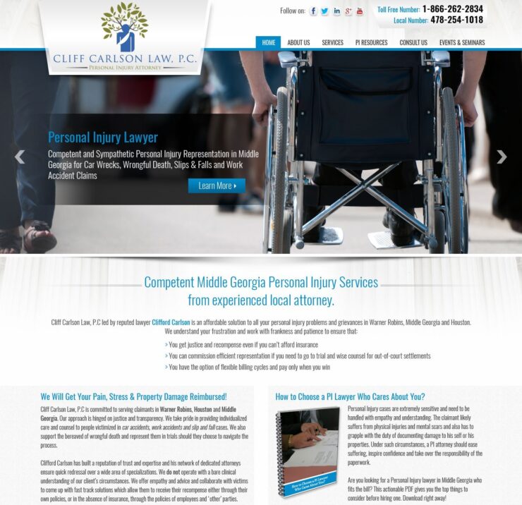 Law Firm Website | Adobe XD | WordPress