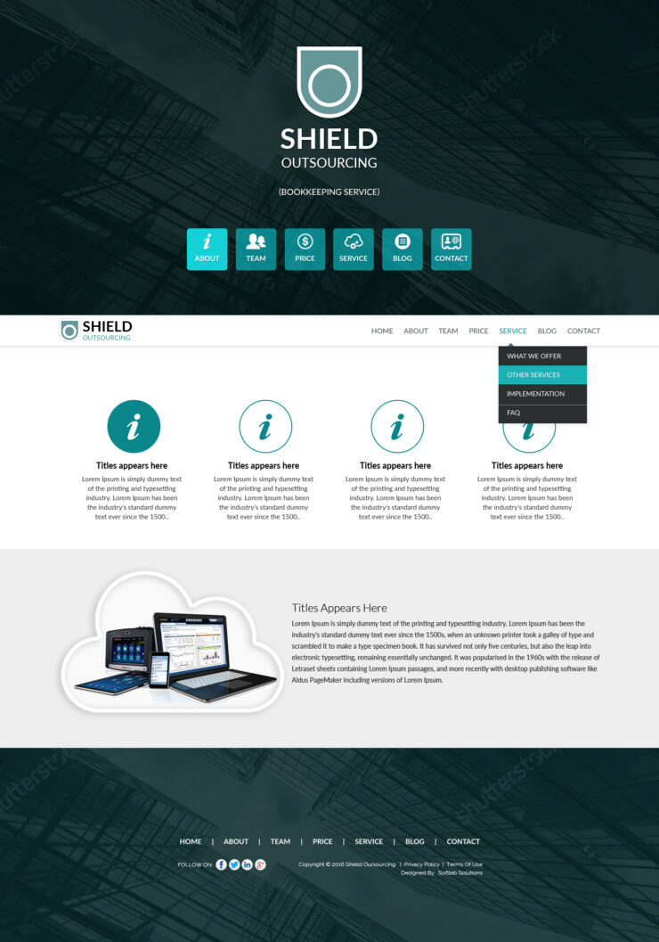 Custom theme design & development on WordPress