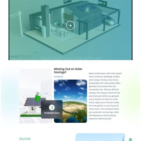 Power-Stash Elementor website